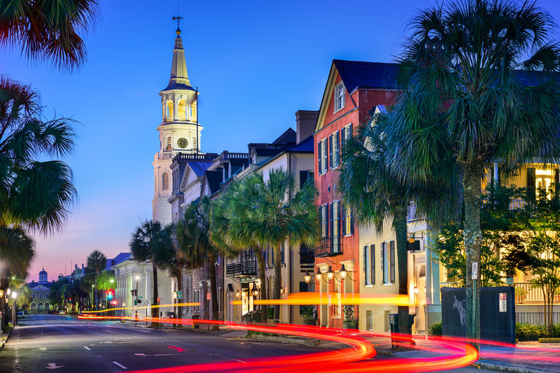 Charleston, South Carolina, USA city at St. Michael's Episcopal Church